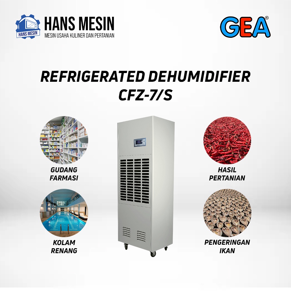 REFRIGERATED DEHUMIDIFIER CFZ-7/S GEA