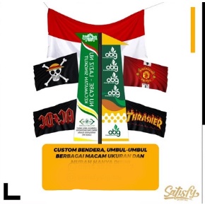 CETAK KAIN UMBUL-UMBUL CUSTOM