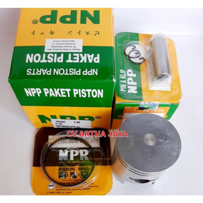 Piston Kit Npp Suzuki A 100 / A100 / Gp 100 / Gp100 ( Std / 050 / 100