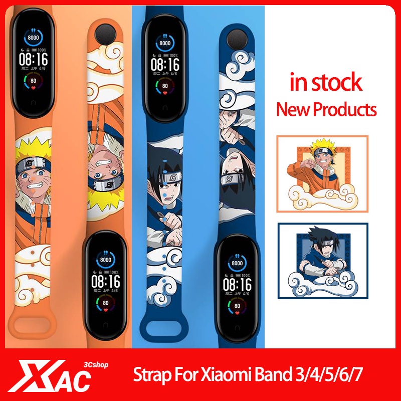 XiaoMi Band 5 Strap For Xiaomi Mi Band 7 6 5 4 3 Watch Silicone Solo Loop Wrist Cartoon Strap Accessories Stylish XiaoMI band Belt Bracelet XiaoMi Band 6 Strap XiaoMi Band 7 Strap