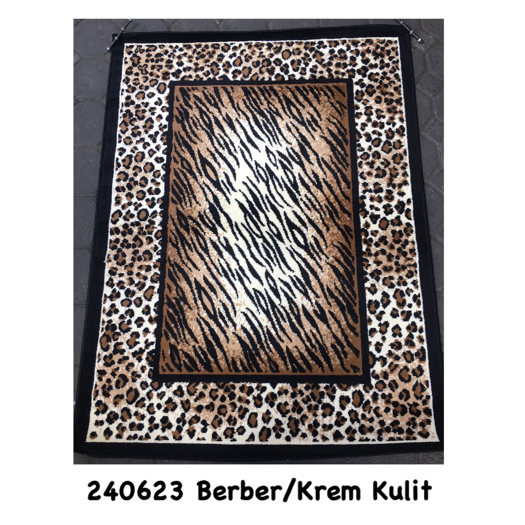 Karpet Permadani Exotic 160cm x 210cm Motif Kulit Binatang Modern
