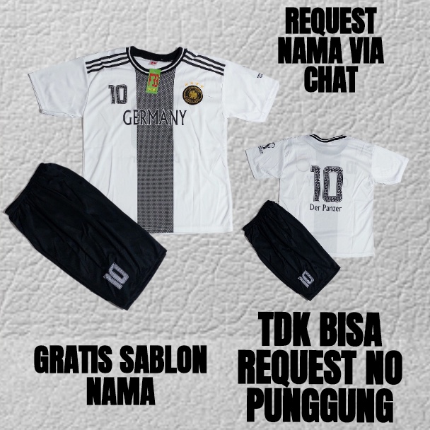 jersey baju bola jerman/setelan baju bola anak/setelan baju futsal/baju bola city/baju futsal murah