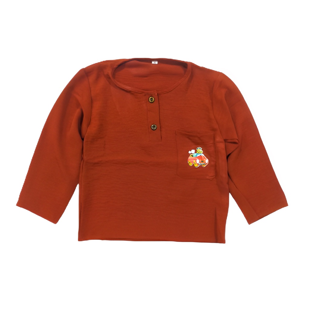 CIAHAW-02 Atasan Kaos Cottun Cringkel Unisex 1-7Tahun DTF PRINT DIGITAL