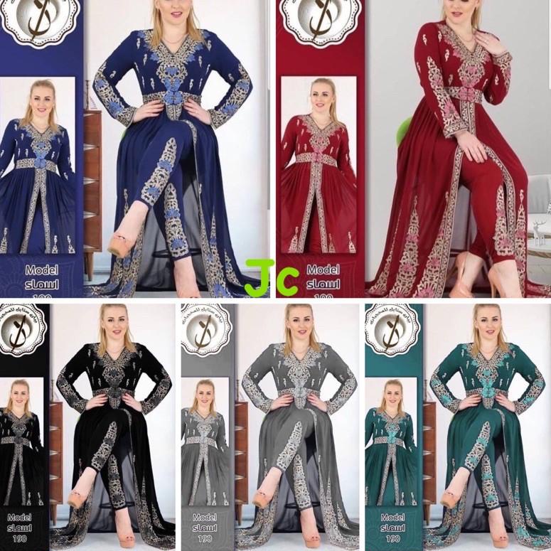 TERBAIK JC- Parisian set / Set Parisian JUMBO / Set baju india / Set baju pesta india