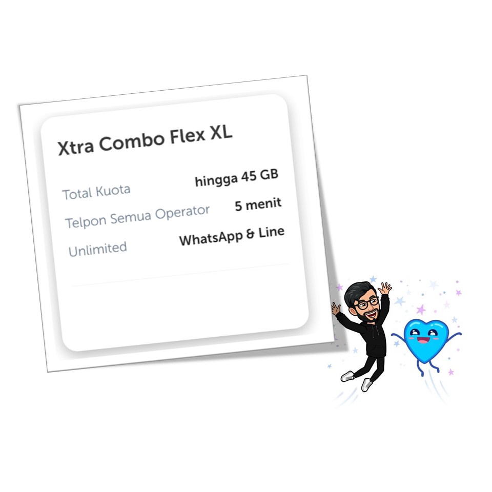 XTRA COMBO FLEX XL - KUOTA XL - PAKET DATA XL