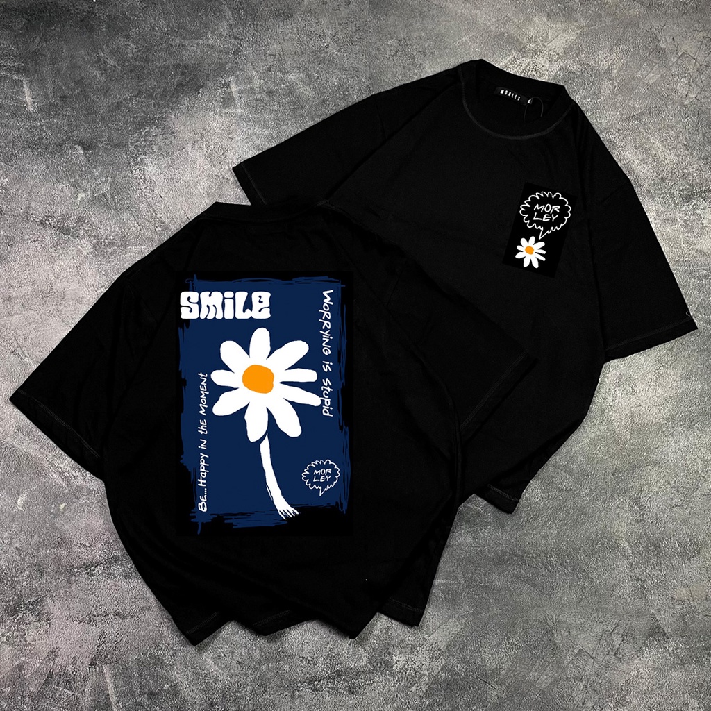 Oversize T - Shirt POSSIBILITIES &amp; BLOOM INDTRS &amp;SMILE FLOWER