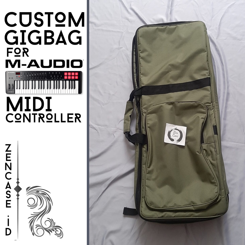 Custom Gigbag Case / Tas M-Audio Midi Controller Keyboard