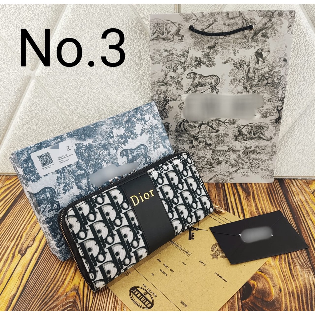 dompet panjang import wanita ada Box CD Canvas Wallet model terbaru - Dompet Panjang Dor D155 + Bok dan Paperbag - DOMPET DD/DOMPET MURAH/DOMPET WANITA RES 1 FREE BOX+PAPERBAG +SERTI UK 20x10 kode 0455