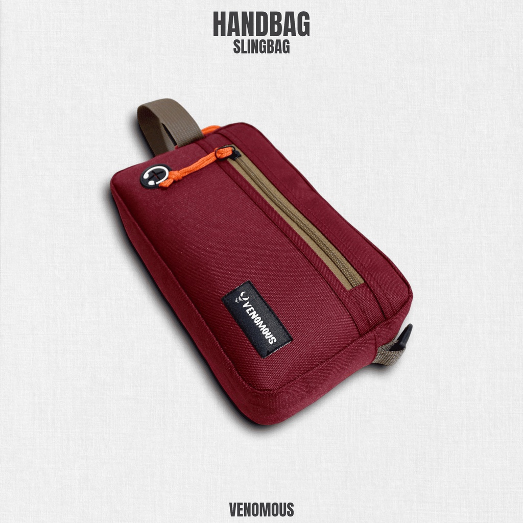 Tas Selempang Slingbag Madie Venomous - Maroon