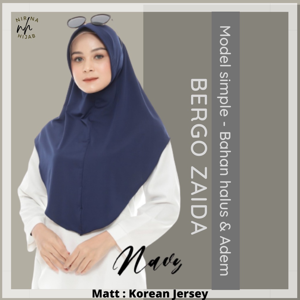 Jilbab Bergo Daily Instan ZAIDA PET