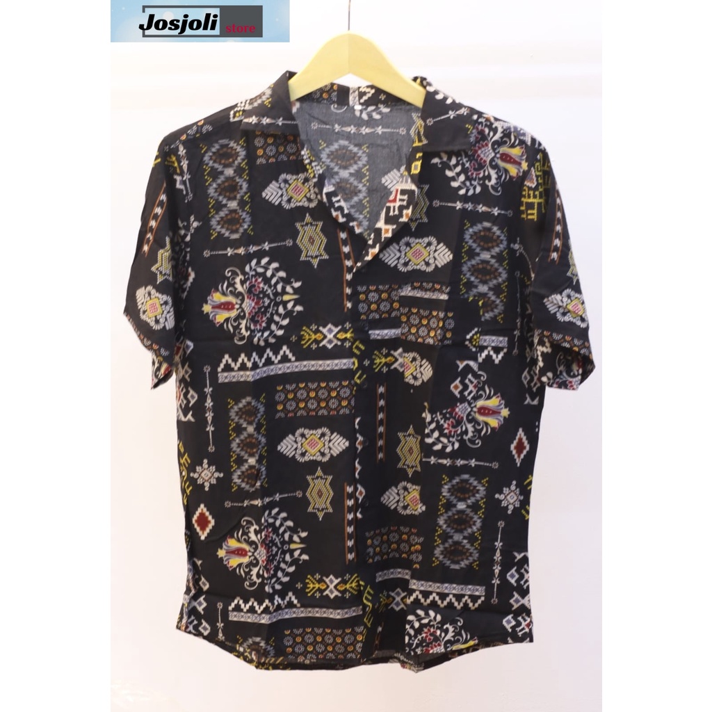 JOSJOLI_STORE/Kemeja Amaralio Batik dan Amaralio Koran/Atasan Pria Dewasa/L XL