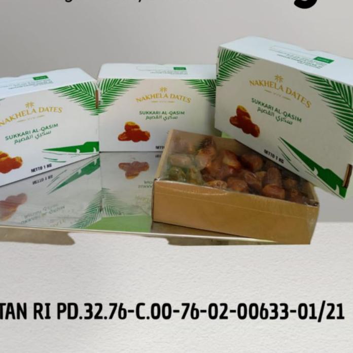 

✲ 1 Kg Kurma sukkari Al-Qasim Sukari NAKHELA DATES ☚