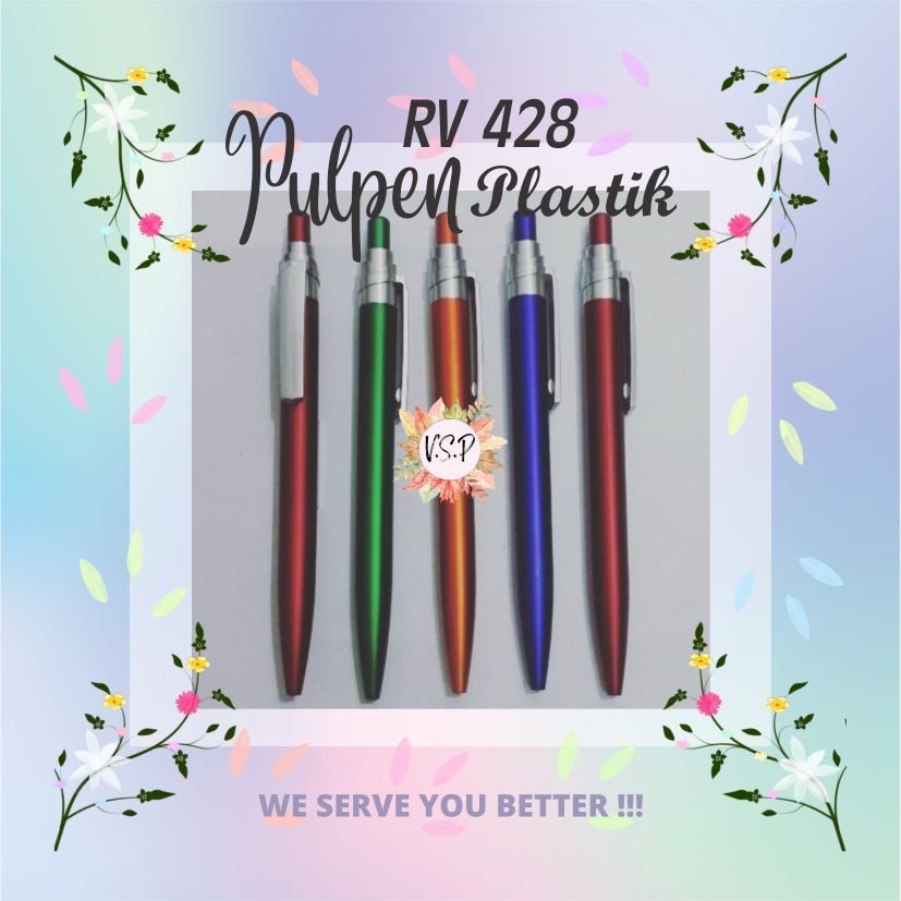 

Pulpen Plastik RV 428 / Souvenir Wedding Seminar kit Murah