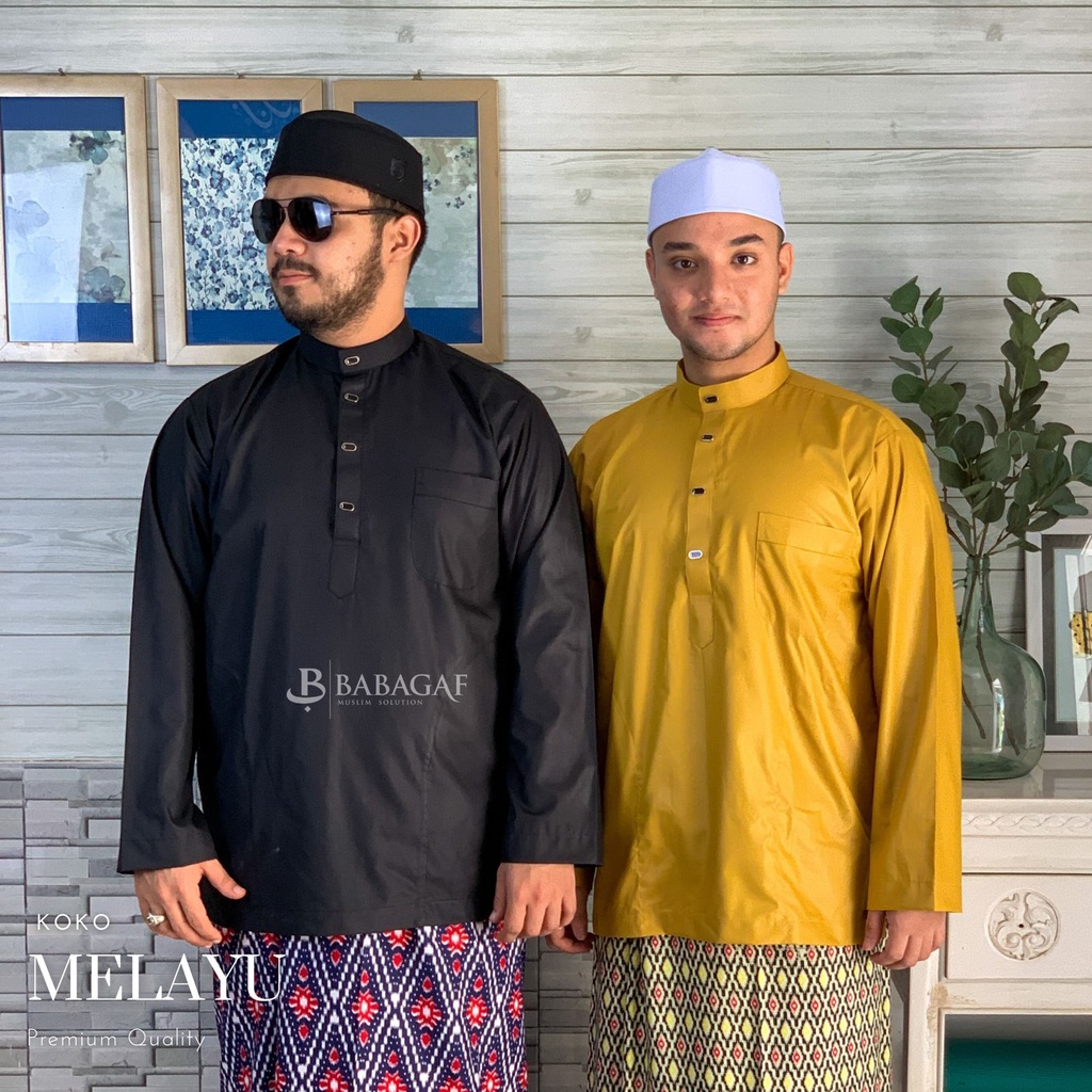 Koko Melayu Premium | Baju Koko | Baju Takwa | Baju Muslim Pria