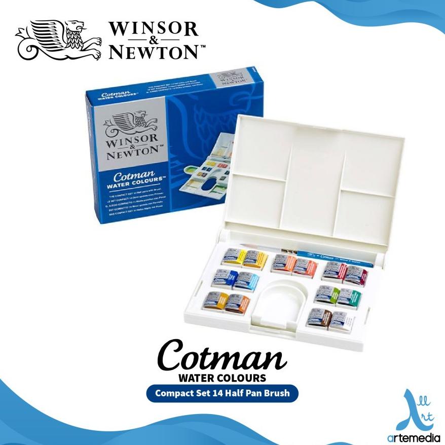 

Cat Air Winsor & Newton Cotman 14 Half Pan Compact Set Watercolor Set