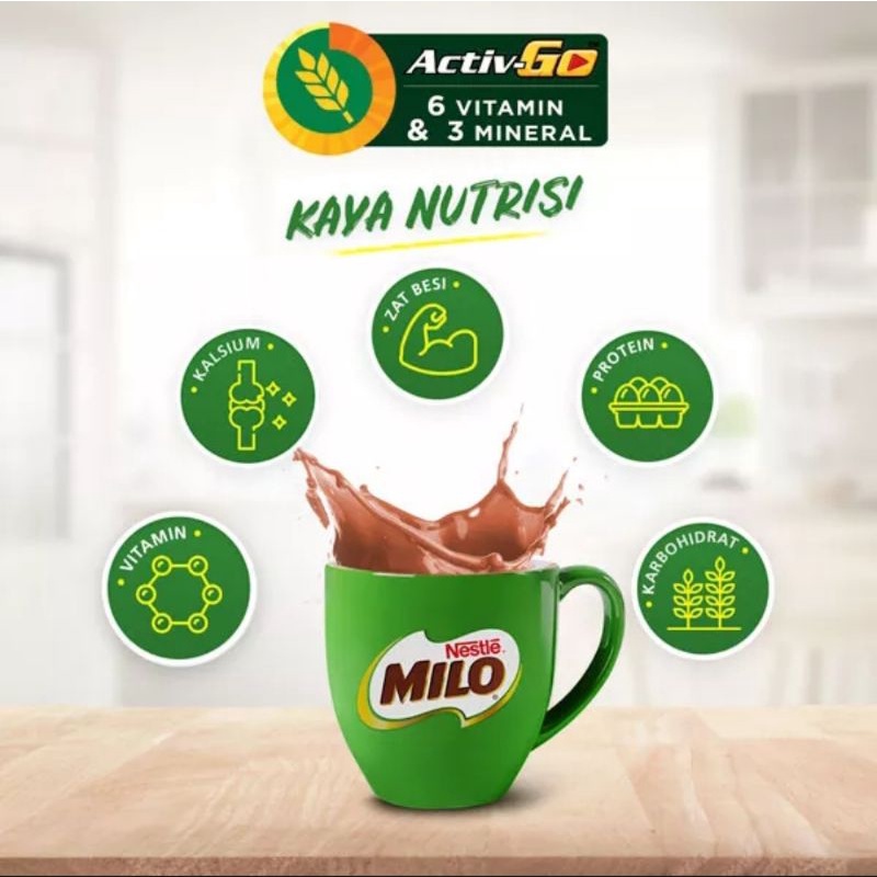 Nestle milo  active-go kemasan limited edition 1190 gram exp masih lama