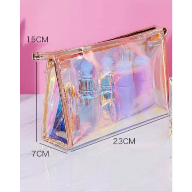 Tas mika hologram pouch