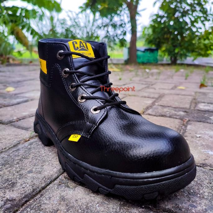 BIG SIZE  SEPATU SAFETY 44 45 BOOTS SLIP ON PRIA UJUNG BESI