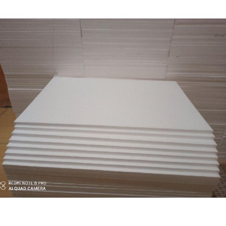 

✨COD✨ 13 lembar styrofoam/polos/ukuran 50x33x1cm grosir
