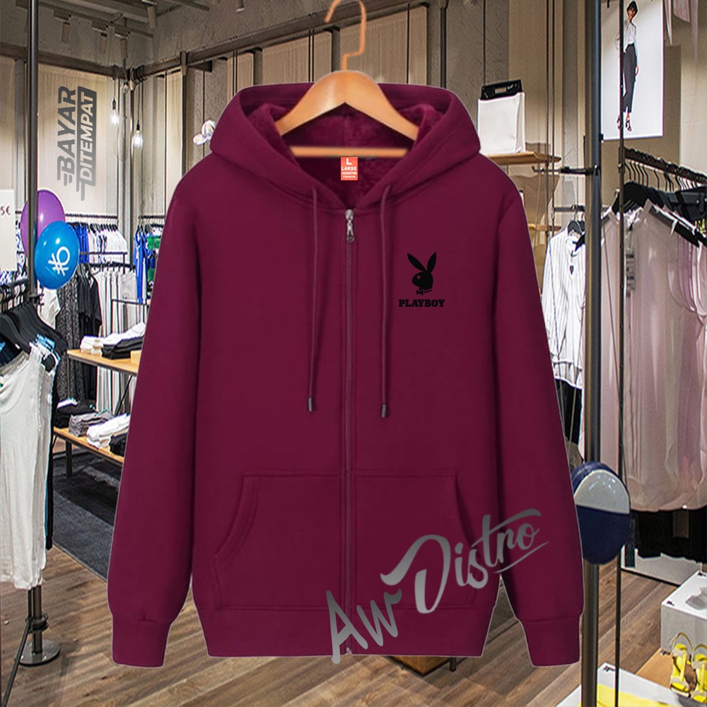 COD Jaket Distro P.Boy LogoText Hitam Premium Quality Sweater Tulisan Jaket Kata-Kata Hoodie Sablon