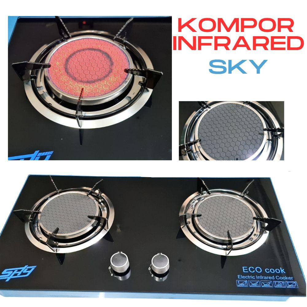 Kompor 2 Tungku / Kompor infrared / Kompor Gas Sky / Kompor