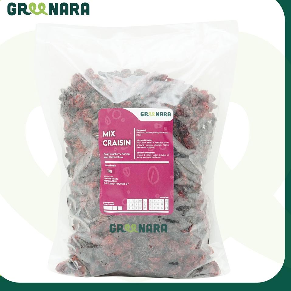 

❀ Greenara Craisin 1Kg / Mix Dried Cranberry dan Raisin ❄