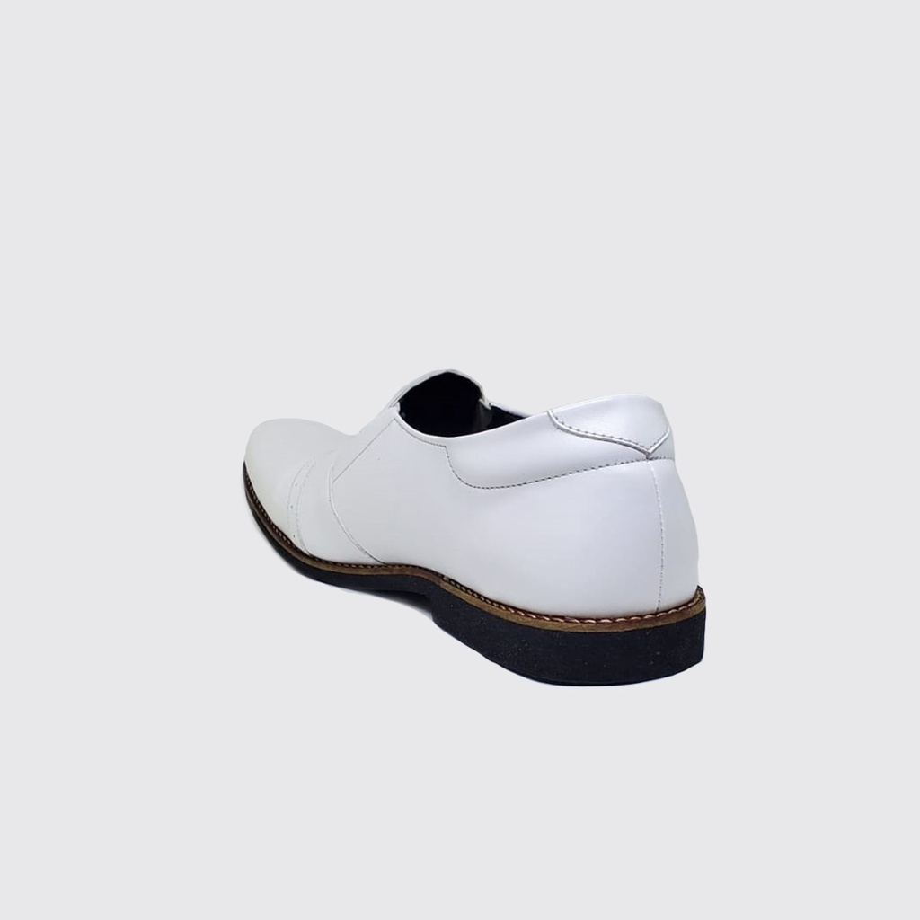 JECKO CHAN X ZAGIB | Sepatu Pria Pantofel Warna Putih Big Size Oxford Slip Formal Ukuran Besar 44-45-46-47-48
