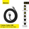 BASEUS cafule Cable USB For Type-C 2A 2M CATKLF-C