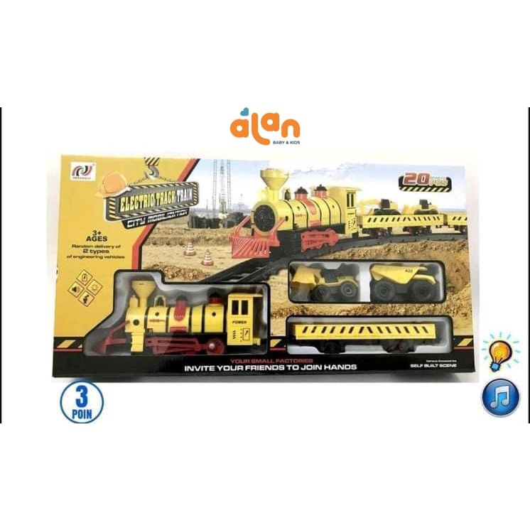 Electric Track Train V8556 - Mainan Kereta Api