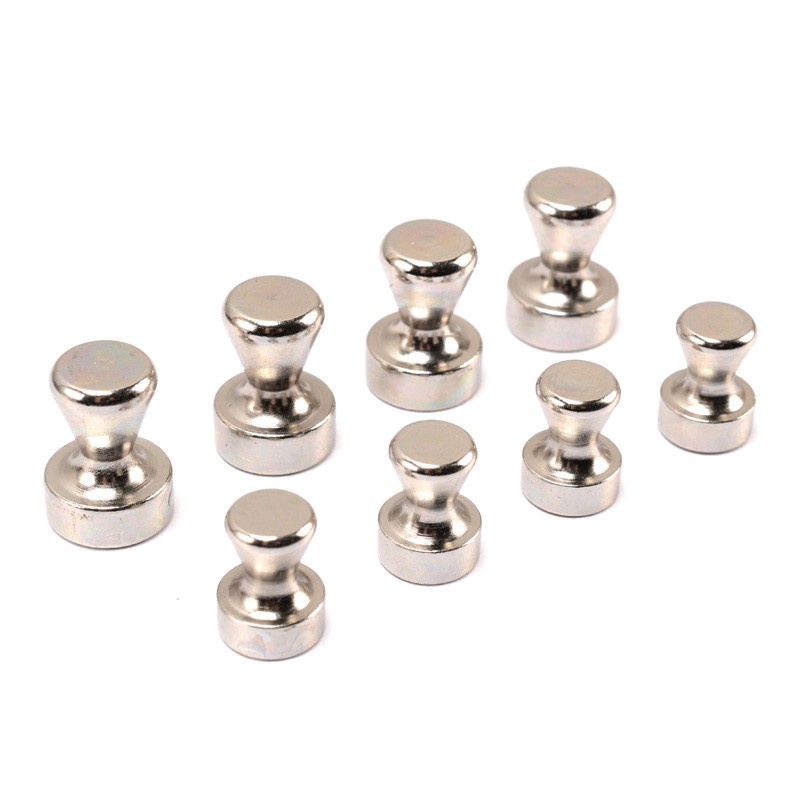 Magnet Papan Putih/ whiteboard Nickel plated Magnetic Pushpin Whiteboard Strong Metal (X820)