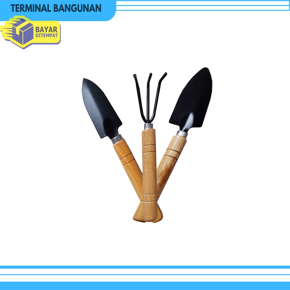 ALAT BERKEBUN SET 3 PCS-GARDEN TOOLS-TANGGUNG