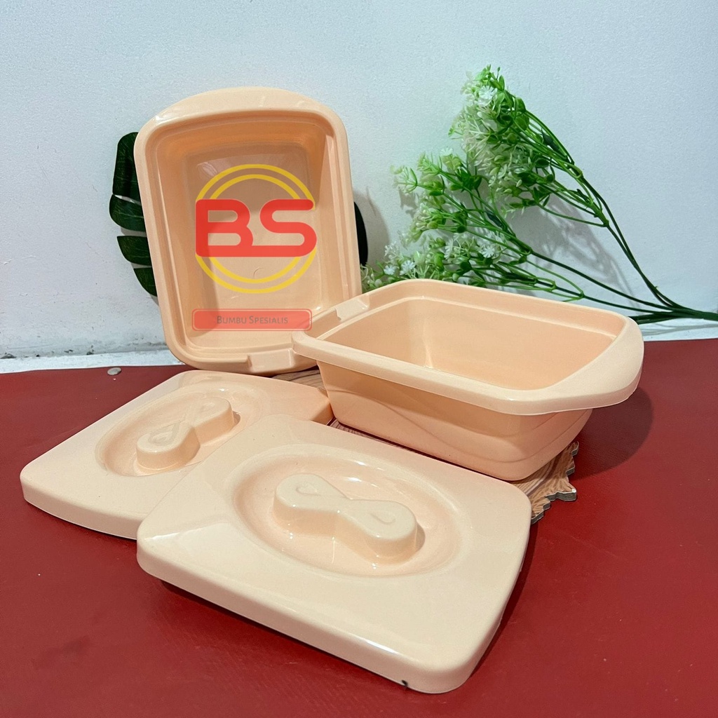 Basi Wadah Makanan Kotak Mini / Basi Wadah Sayur / Wadah Prasmanan / Tempat Sayur Tutup /  Tempat Penyimpanan Makanan