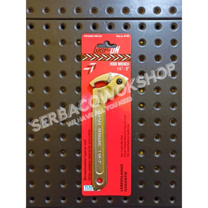 GRIP ON Kunci Komstir Dan Knalpot Flexible Hook Wrench 1 1/4 - 3 Inch