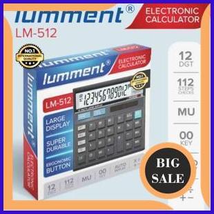 

Kalkulator - Calculator 12 Digit 112 Steps Checks LUMMENT LM-512 1M4R23 limited stock