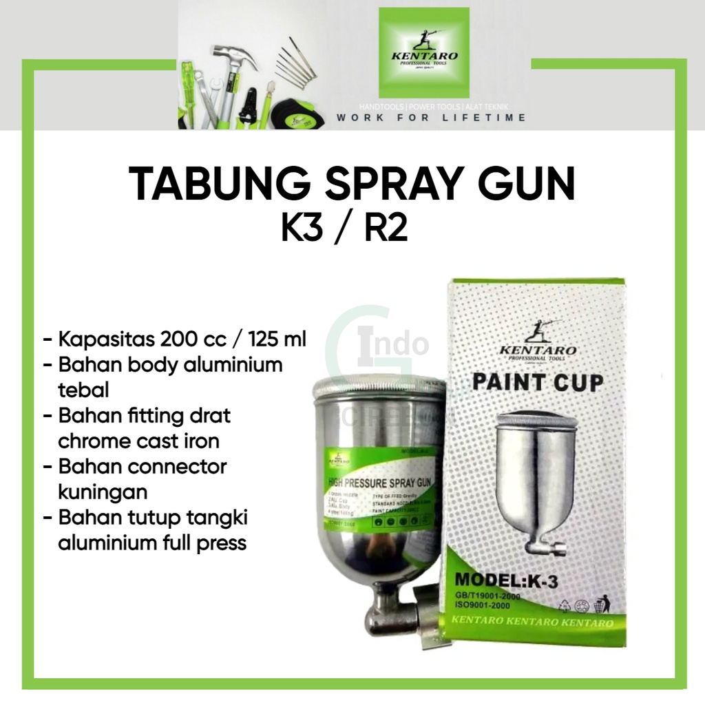 Kentaro Tabung Spray Gun 125ml K3A