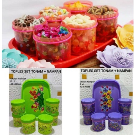 BISA COD Toples Murah Lebaran / Toples Satu Set Calista