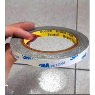 

Double Tape 3M PE Foam Perekat Solasi DoubleTape BB Busa 20 mm X 4.5 M tahan cuaca sangat berguna untuk merapikan kabel, rak plastik, peralatan elektronik