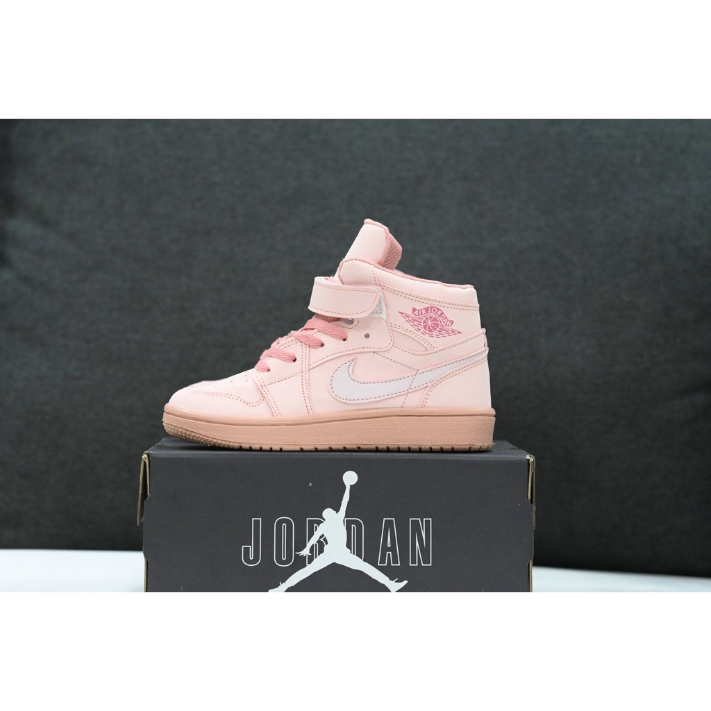 SEPATU AJ 1 HIGH PINK KIDS