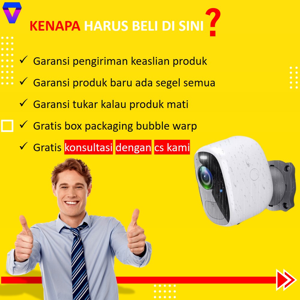 IP CAMERA CCTV WIFI OUTDOOR WATERPROOF TANPA KABEL SAMBUNG HP KAMERA KEBUN SAWIT TANPA LISTRIK PORTABLE JS174