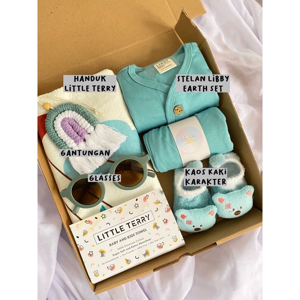 Hampers Parcel Paket Gift Set Kado Hadiah Newborn Baby Bayi Lahiran Handuk