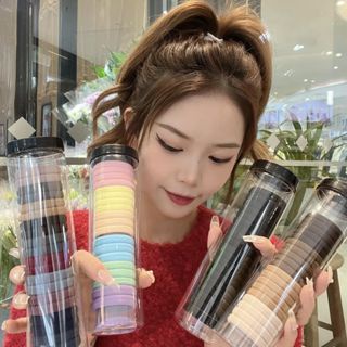 GO!IR1091 Ikat Karet Rambut Tabung Korea Wanita Kualitas Premium Botol Tube Korean Jepang Fashion