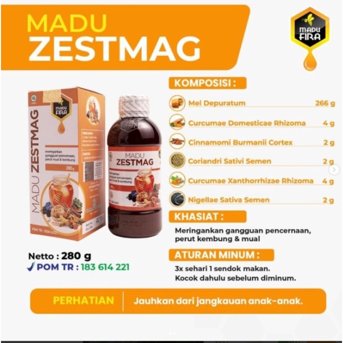 

[Ready Stock]- Official Madu Zestmag Madu Lambung & Gerd, PaketSILVER