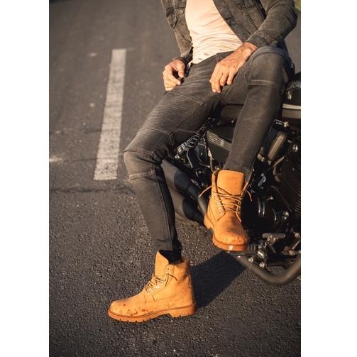 LANGSUNG ORDER LOD.DENIM - Celana panjang jeans Biker denim TRIPLE BLACK BIKER