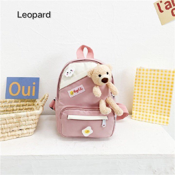 Tas Ransel Laptop Backpack Korea Import Wanita/Tas Sekolah Wanita Versi Korea Ransel free boneka Siswa Sekolah Menengah Pertama Sekolah Dasar Dalam Ransel Jepang