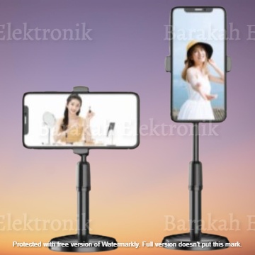 Dudukan Stand HP Meja Adjusable Atur Tinggi Lebar