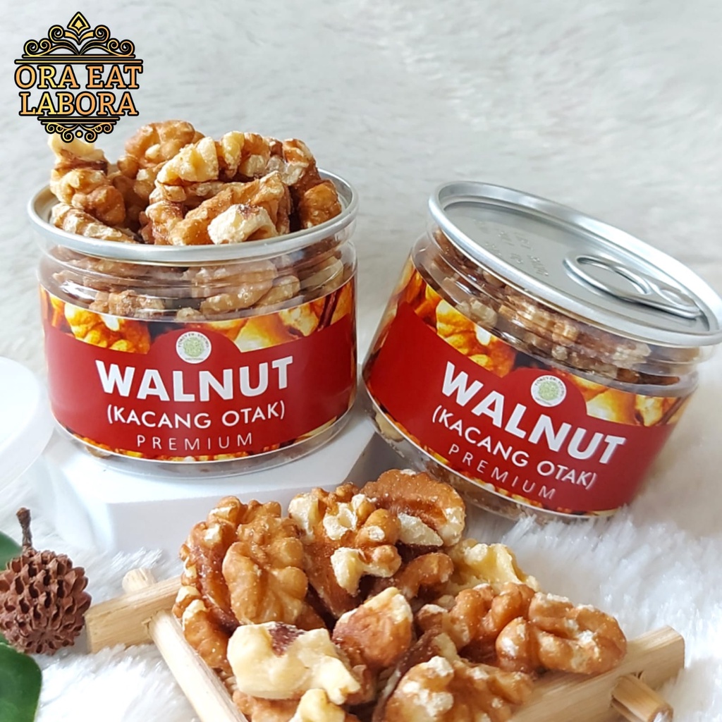 

Can Roasted Walnut Kacang Otam Oven Marang Kualitas Premium - Ora Eat Labora