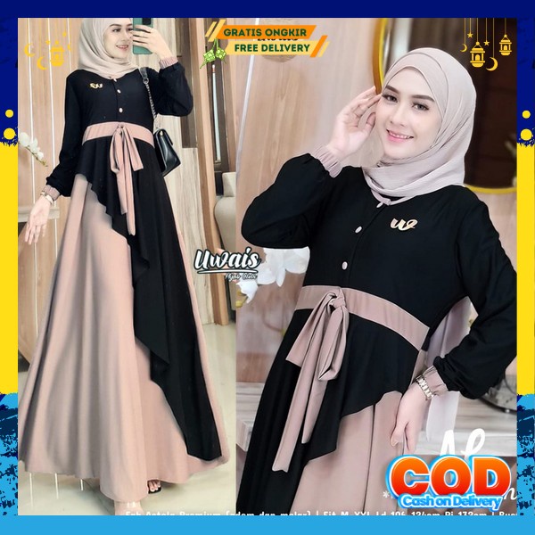 Gami Ibuk Busui Pesta Elegan Gsmis Muslim Buat Lebaran Modern Gmis Dewasa Jumbo Remaja Putih Hitam G