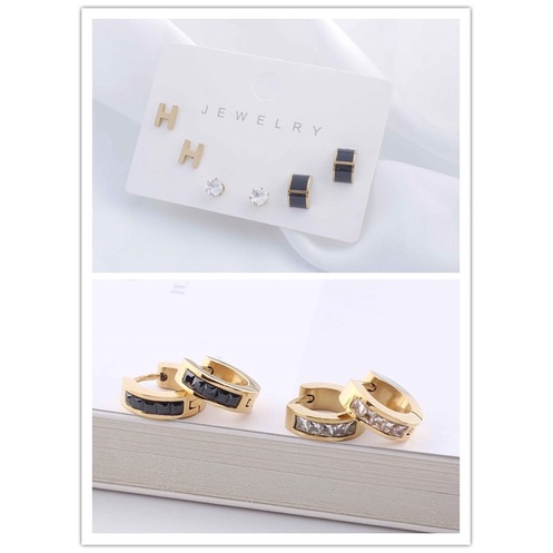 Anting Titanium Permata Perhiasan fashion 8301/3562