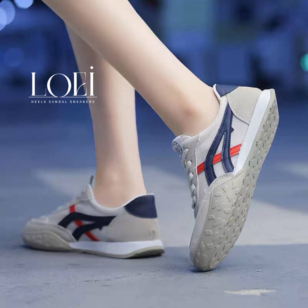 23802 Sepatu Import Wanita Terbaru Sneakers Kekinian