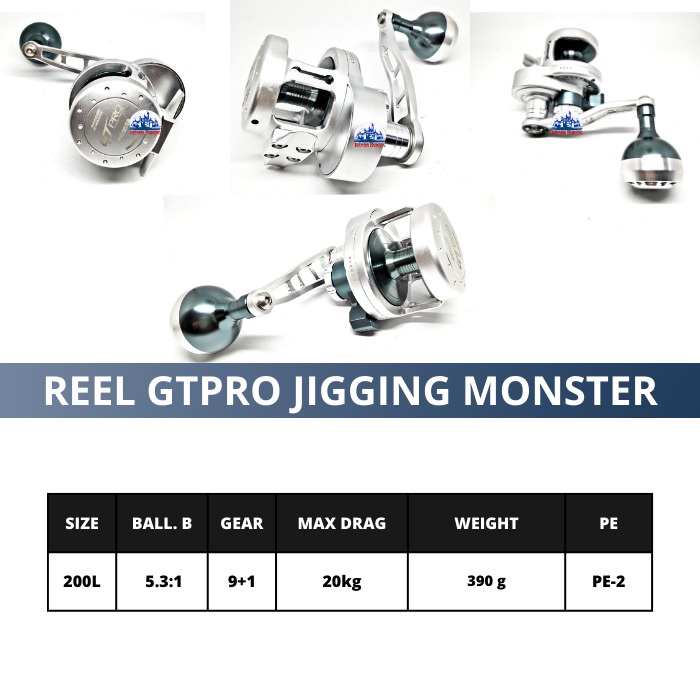 Reel OH Jigging Monster GT Pro 200-L REL OVER HEAD